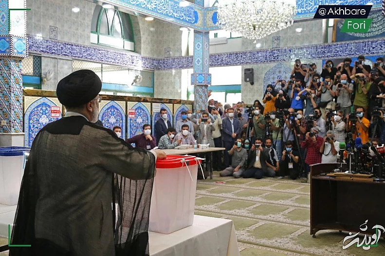 گزارش تصویری از رای دادن رئیسی